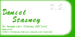 daniel stasney business card